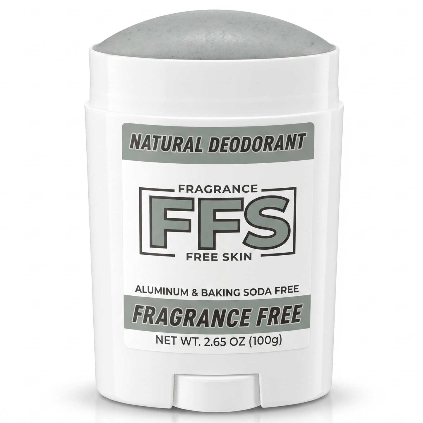 Fragrance-Free Natural Deodorant for Sensitive Skin | Aluminum & Baking Soda Free